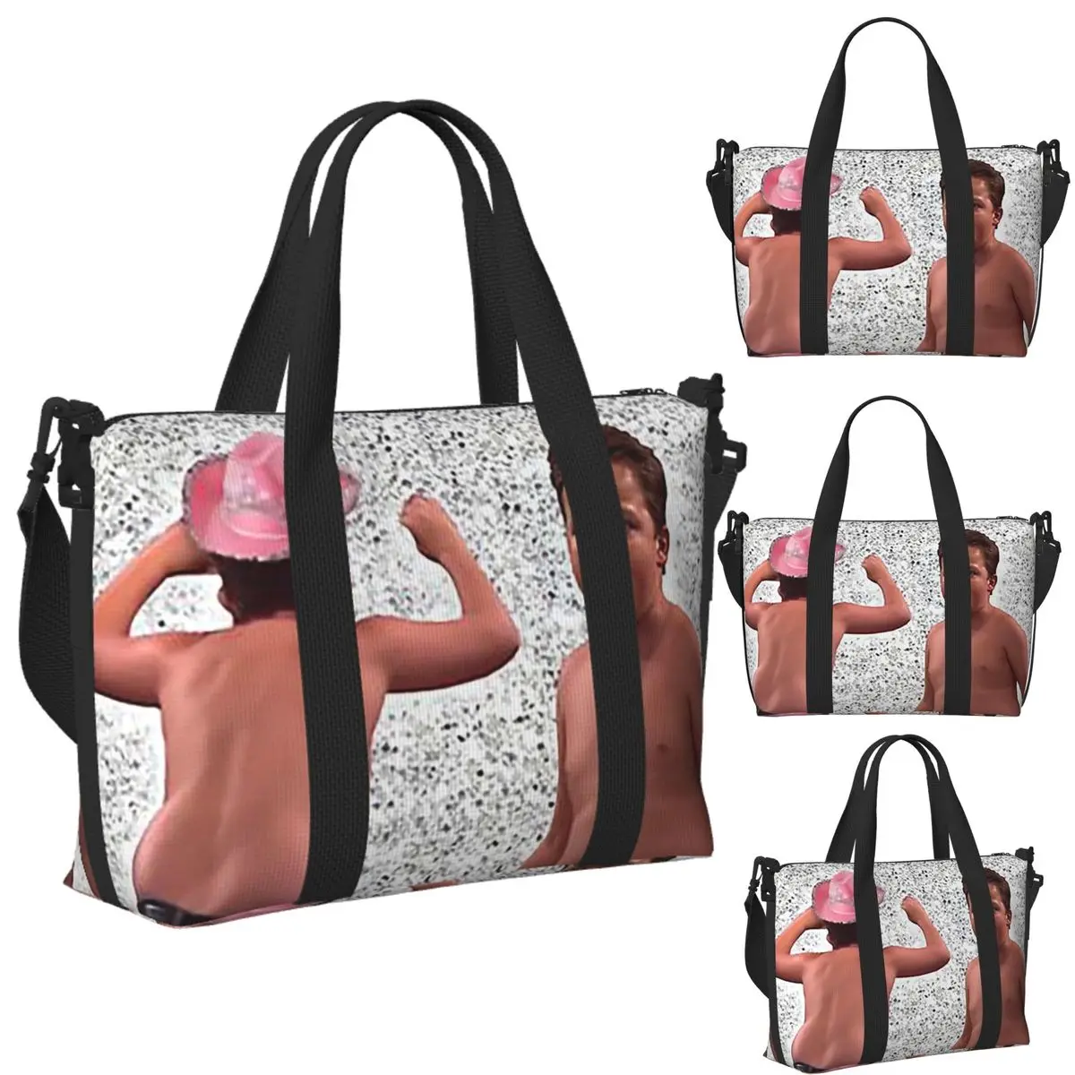 

Custom Gibby Party Requirements Beach Travel Bag Large Capacity Tote Bags for Gym Yoga Women Shopping Duffle Shoulder Bag