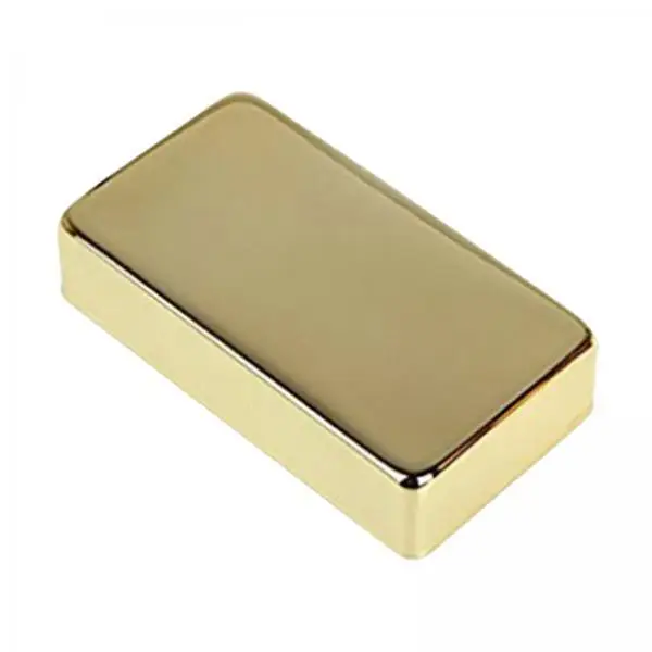 Brass Humbucker Pickup Cover No Hole Closed Shell Guitar Part for Electric Guitar Sound Reduction and Repair