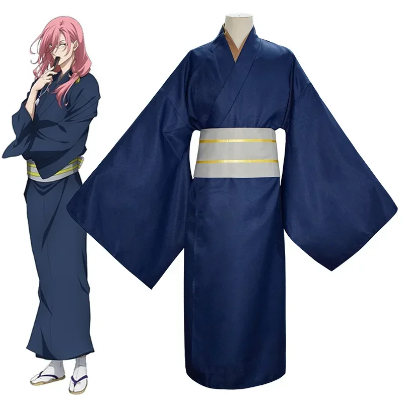 A Anime SK8 The Infinity Cherry Blossom Cosplay Costume Kaoru Sakurayashiki Suit Halloween Kimono Outfits Suit Wigs