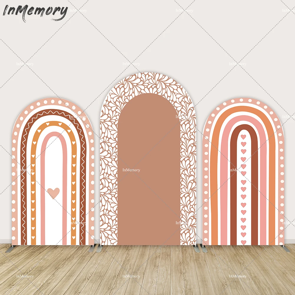 

Cielito Lindo Boho Rainbow Baby Shower Arch Backdrop Cover Kids Birthday Party Photo Background Chiara Wall Banner Doubleside