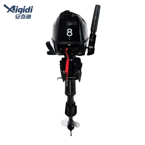 AIQIDI Wholesale Outboard Motor F8 4-Stroke Manual Starter Tiller Handle Propulsion Outboard