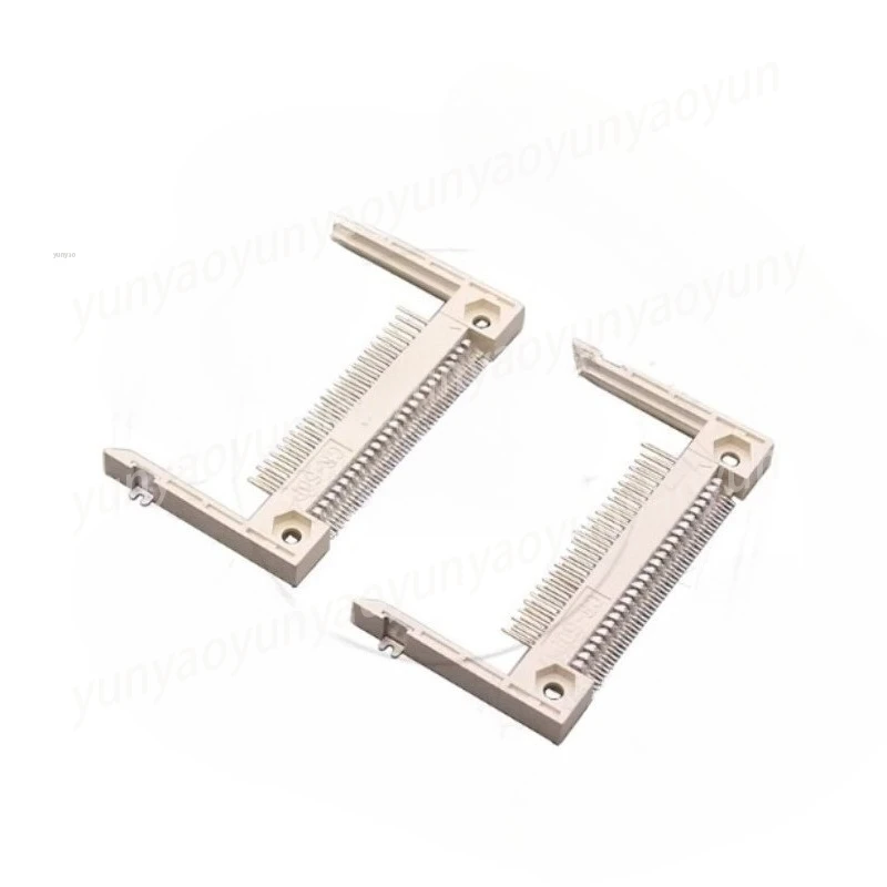 CF Card Holder 10Pcs Long Arm 26.9mm Pitch SMT SMD 50P Board To Board Connector Reliable for Electronics