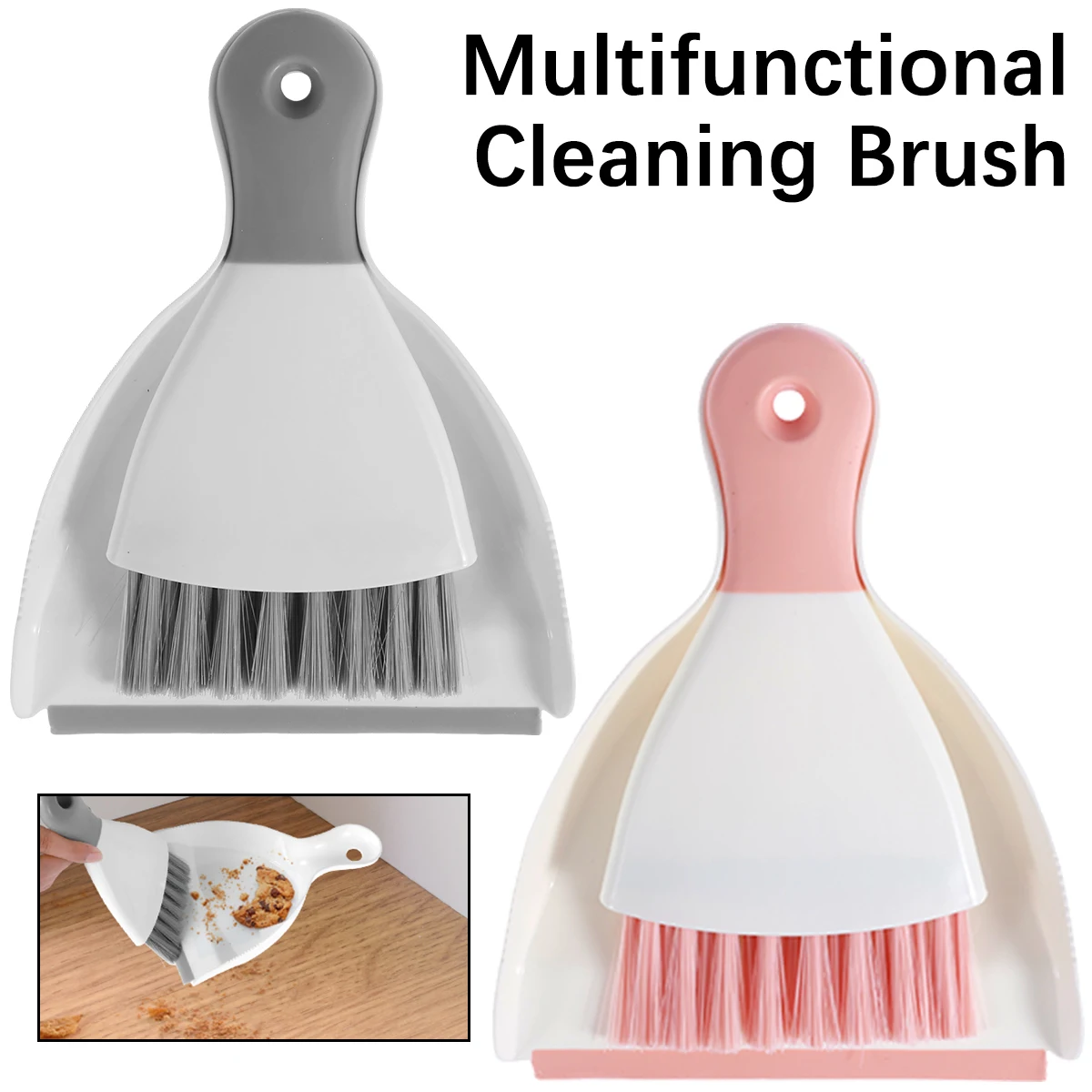 Mini Dustpan and Brush Set Office Desk Cleaning Set Broom Set Portable Table Top Cleaning Brush and Dustpan Set New