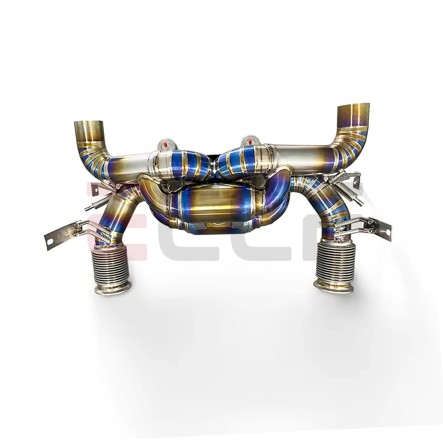 

Sporty Titanium Exhaust System For Lamborghini Huracan EVO Euro6 Plug and Play Performance Upgrade Easy Installation