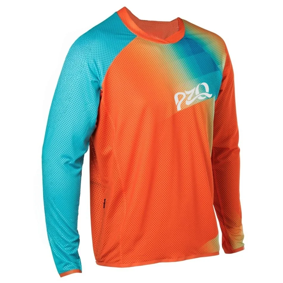 

New pzq Men Clothing Downhill Long Sleeve Cycling Jersey Motorcycle Tshirt Enduro Cross Team Sportswear Motocross Clothes S-4XL