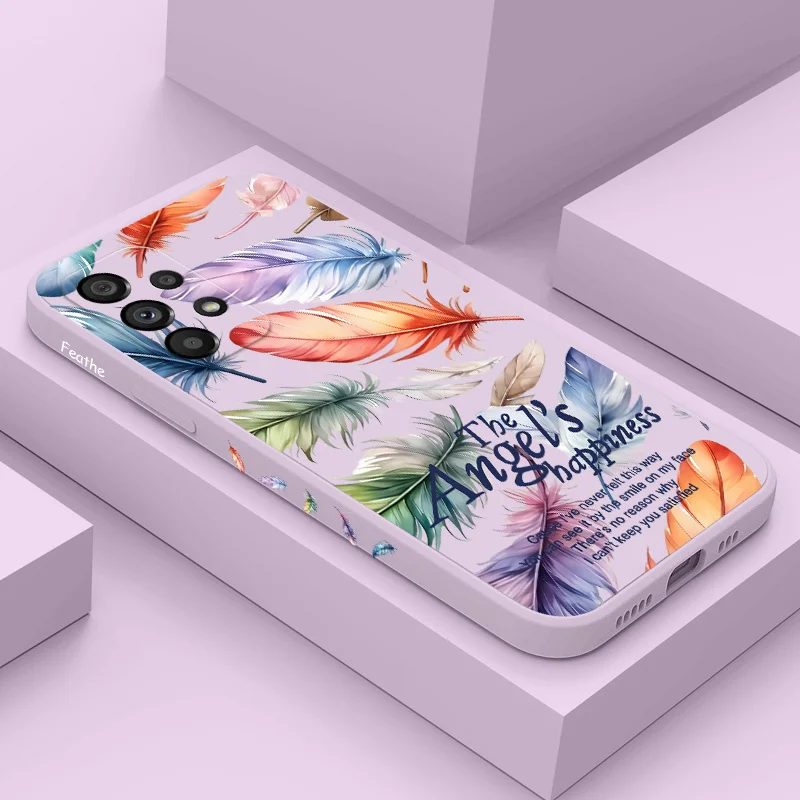 

Colorful Angel Case For Samsung Galaxy A73 A53 A33 A23 A13 A03 A72 A52 A52S A32 A22 A12 A02 A02S A71 A51 A31 A21S 4G 5G Cover