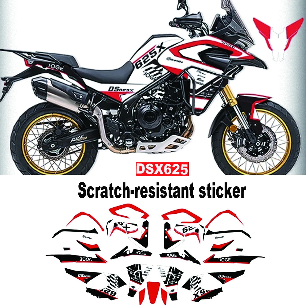 

For VOGE DS625X Accessories Full-body protective decal kit 625DSX Waterproof scratch-resistant Paint protection stickers