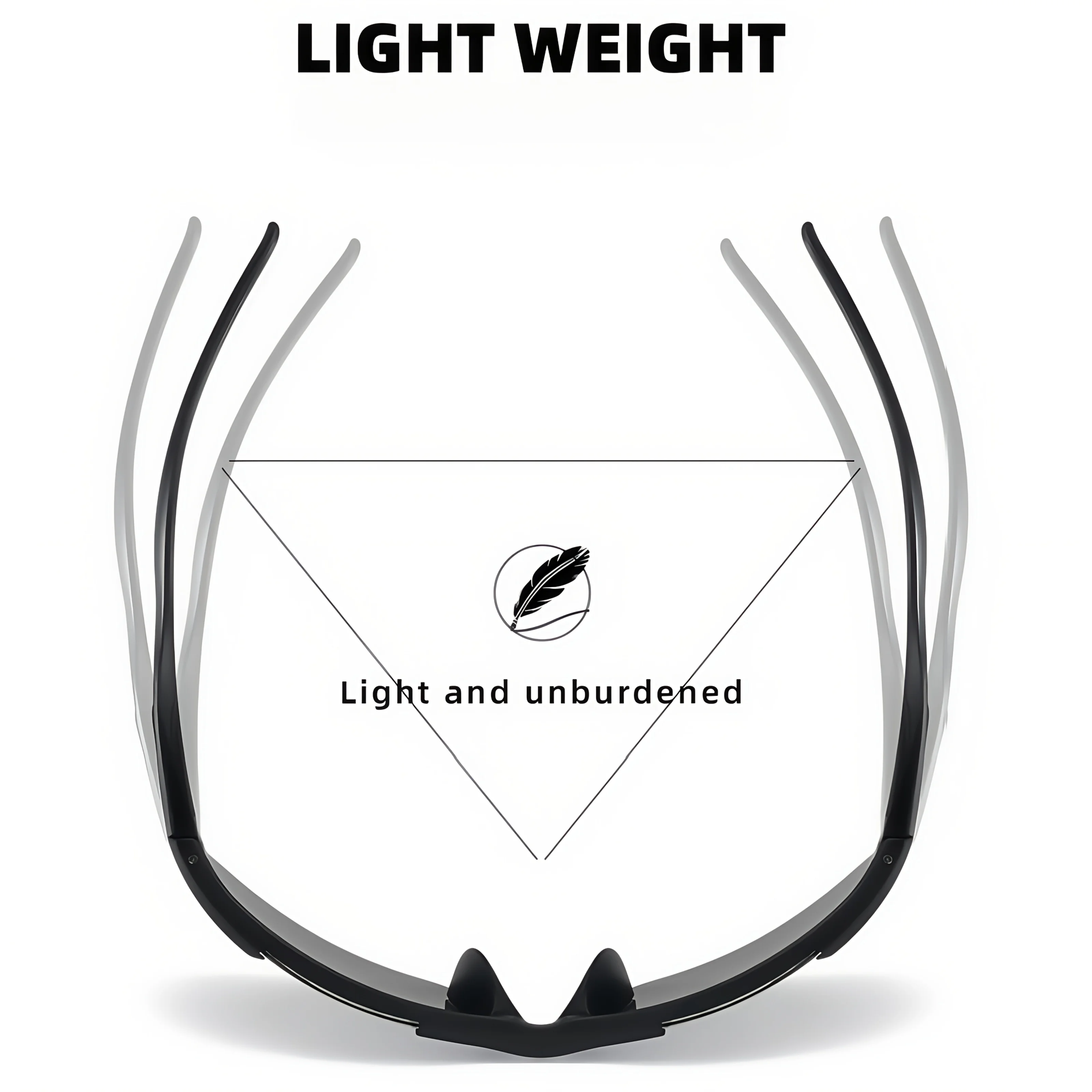 Classic HD Polarized Outdoor Sunglasses - Semi-Rimless Frame & Colorful Mirror Lens for Fishing/Cycling/Outdoor