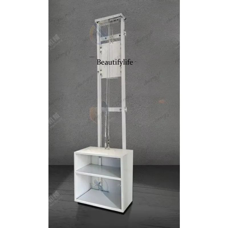 81 pull-type double-track silent vegetable ladder restaurant, first and second floor vegetable elevator, fully automaticandsmall
