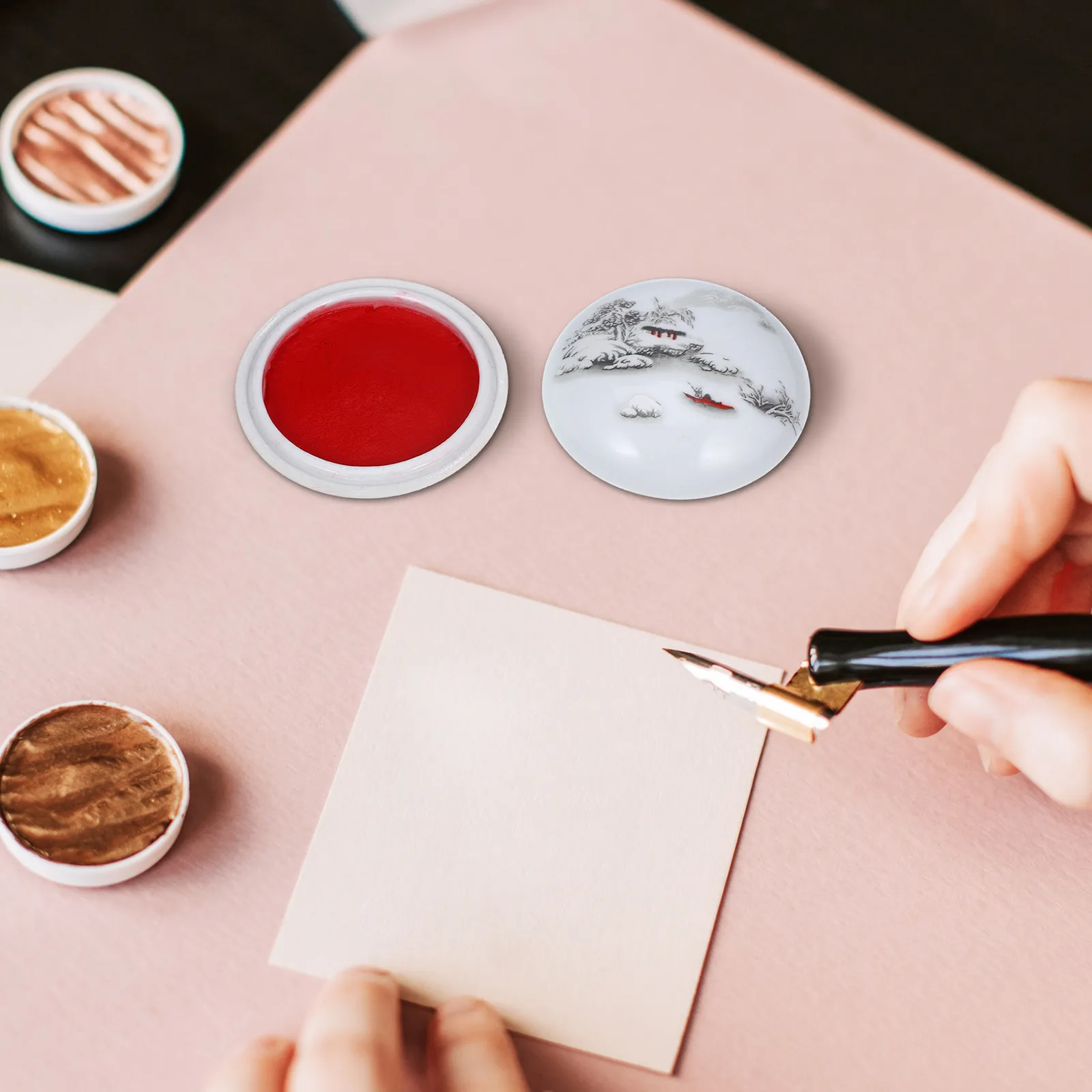 multipurpose-ink-pad-chinese-painting-inkpad-ceramic-ink-paste-for-calligraphy-training-journaling-artwork-stamping-drawing