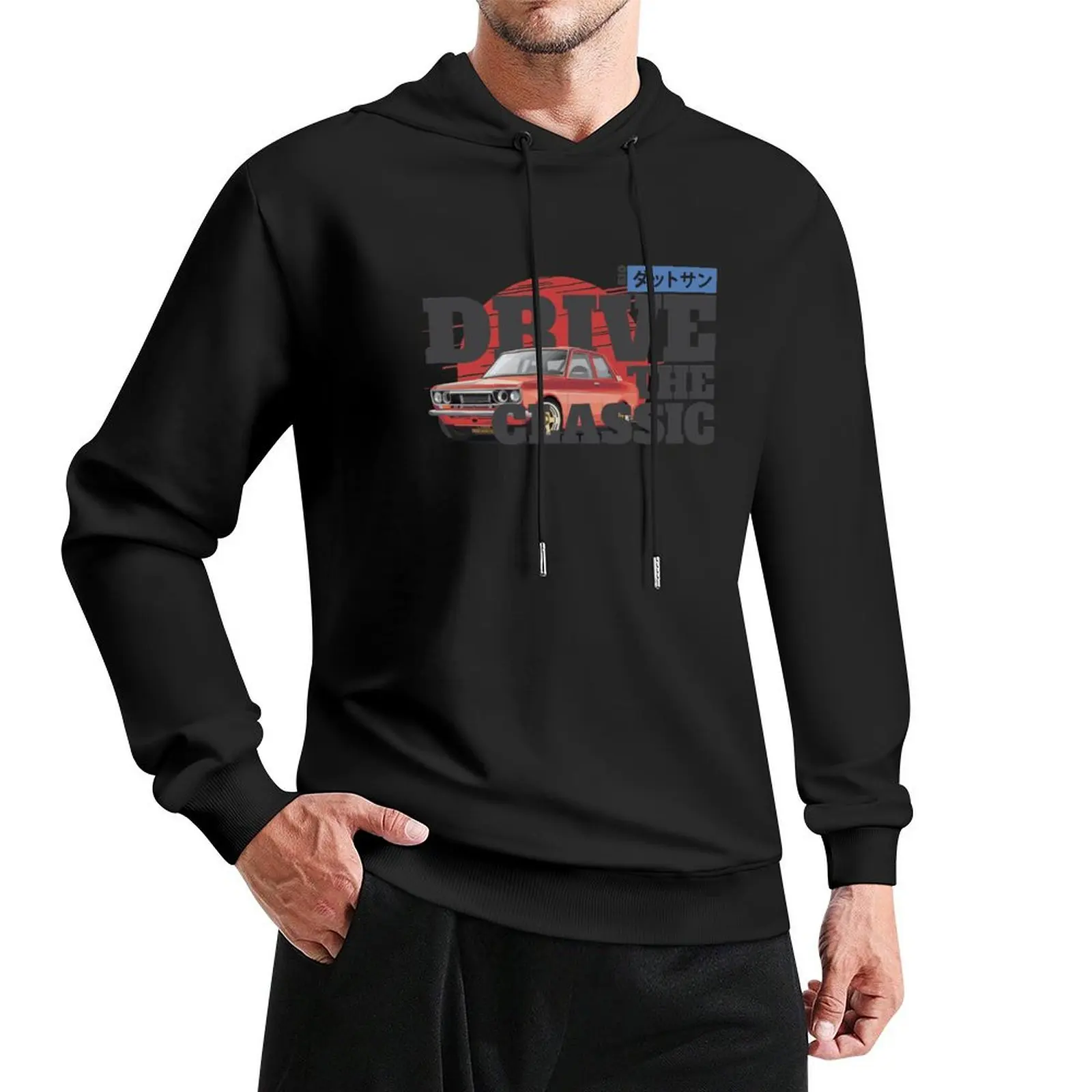 Drive The Classic - Datsun 510 Pullover Hoodie men's clothes aesthetic clothing new features of hoodies & sweatshirts