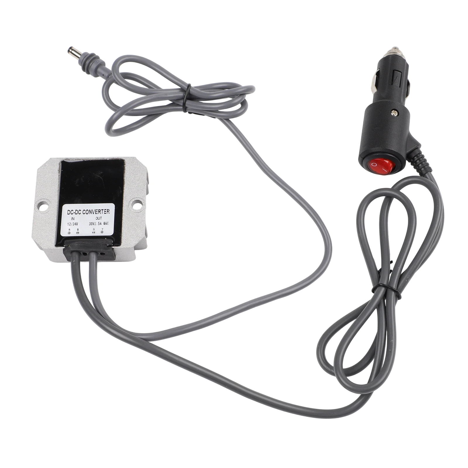 Car Power Outlet Converter 12V 24V to 30V 3.5A with IP68 Waterproof Rating and Overcurrent Overtemperature Safety Features