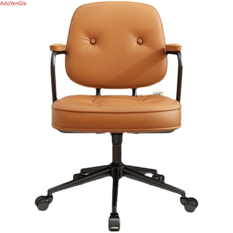 Computer Chair Home Office Lift Swivel Chair Study Comfortable Simple Backrest Seat Bedroom Dormitory Desk Chair