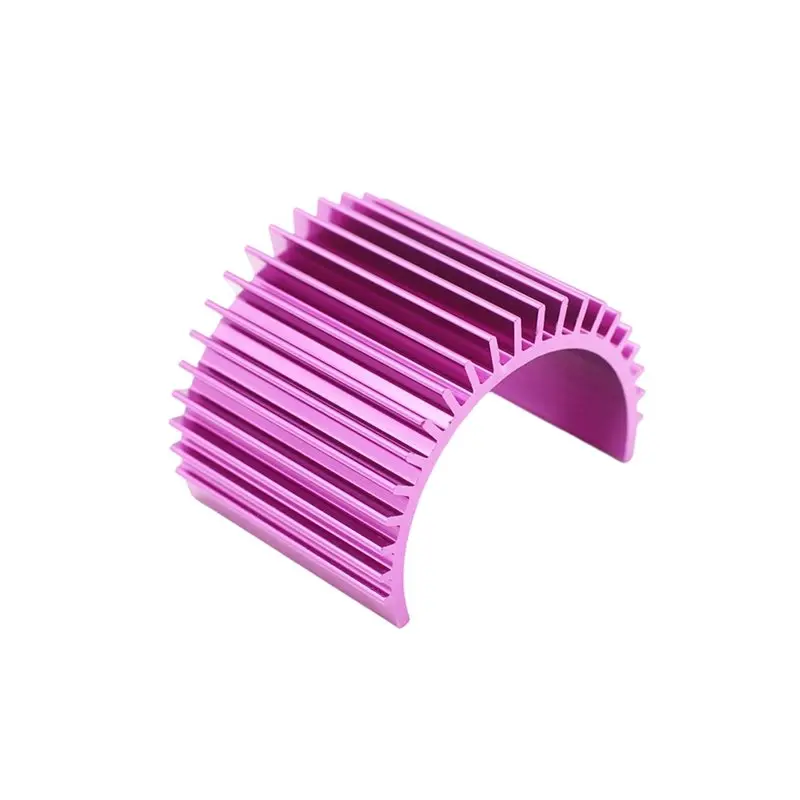 YSUN-For Wltoys 12428, 12427, 12423, 124006 RC Car Upgrade Motor Heat Sink Accessory Kit Purple view 2