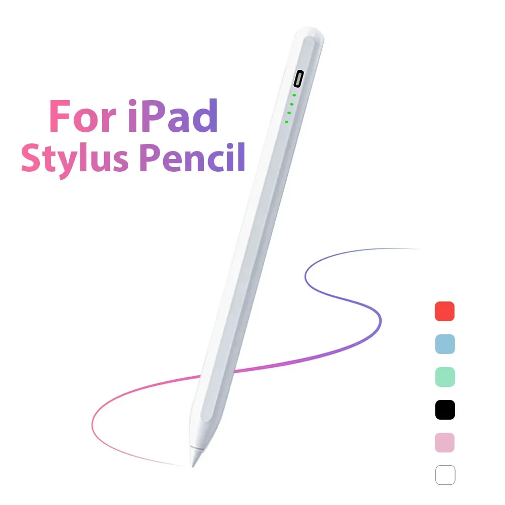 

For Apple Pencil Stylus For iPad Pro 13 11 12.9 M4 M3 M2 A16 11th Air 6 5 10 9 10th 9th Generation Mini 7 6 Magnetic Touch Pens