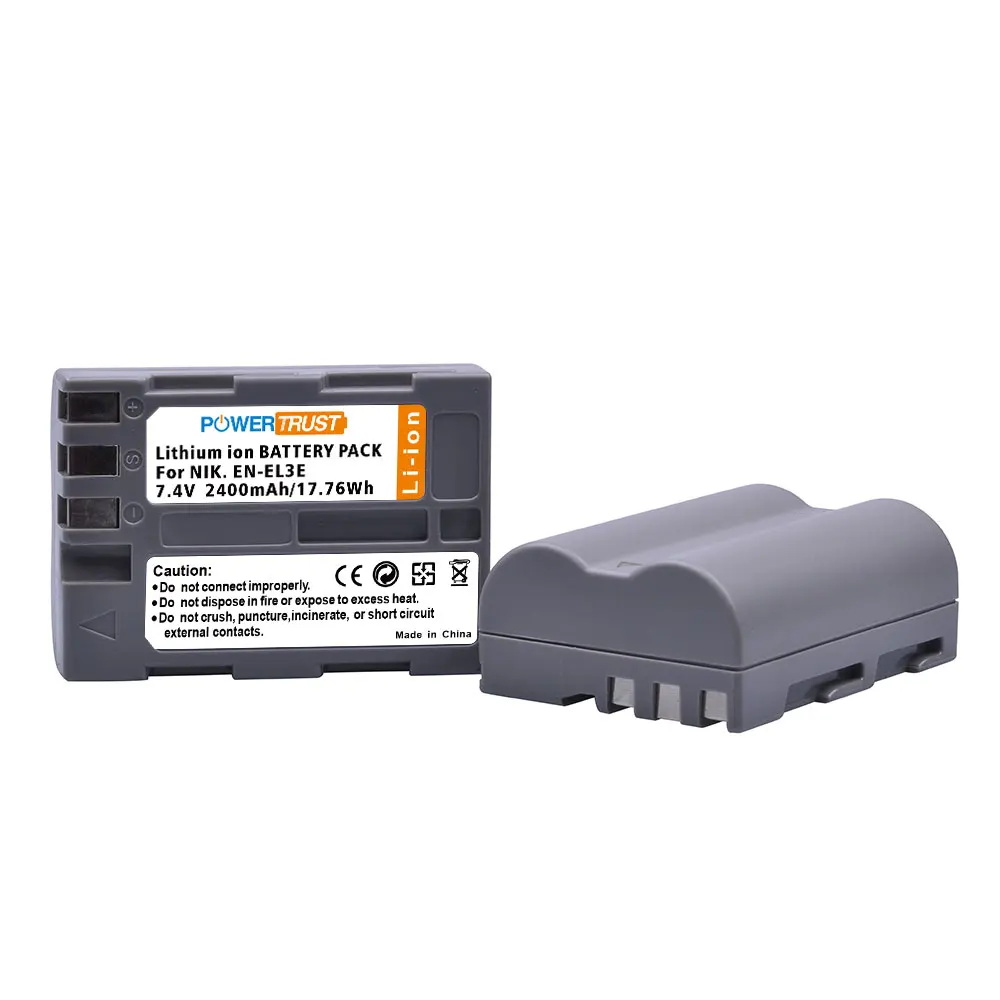 EN EL3 EL3a Batterie EN-EL3e et chargeur LED pour Nikon D70s, D50, D80, D300S, D300, D700, D90, D200