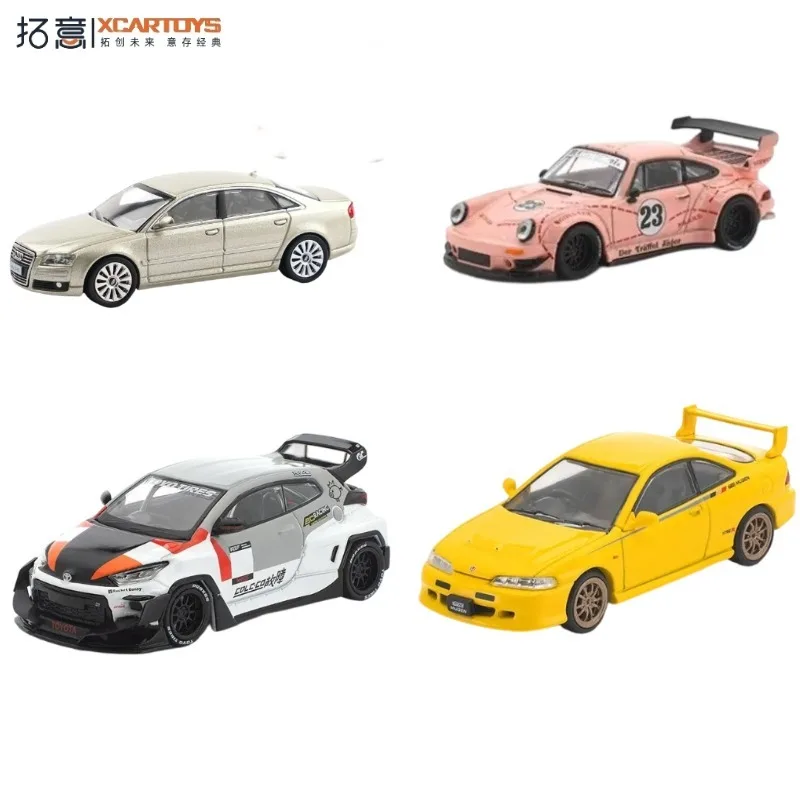 

XCARTOYS 1/64 second-generation Audi A8 die-cast alloy car model, a boys' holiday gift toy, an adult collection piece.
