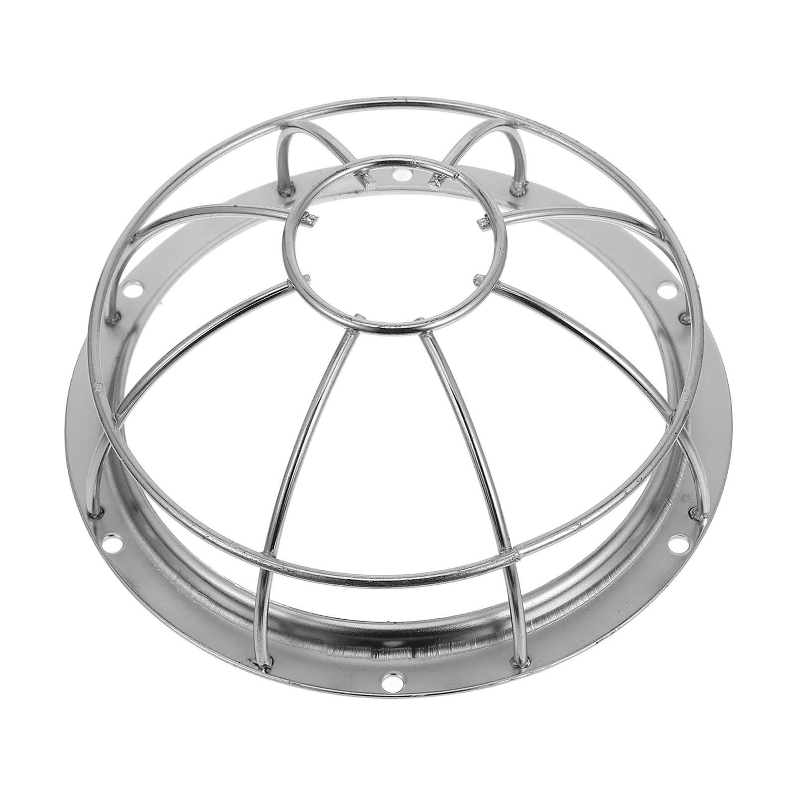 

Sturdy Vintage Metal Lampshade Cover For Pendant Iron Mesh Bulb Explosion-Proof Light Protector Ceiling Lamp Shade Frame Wire