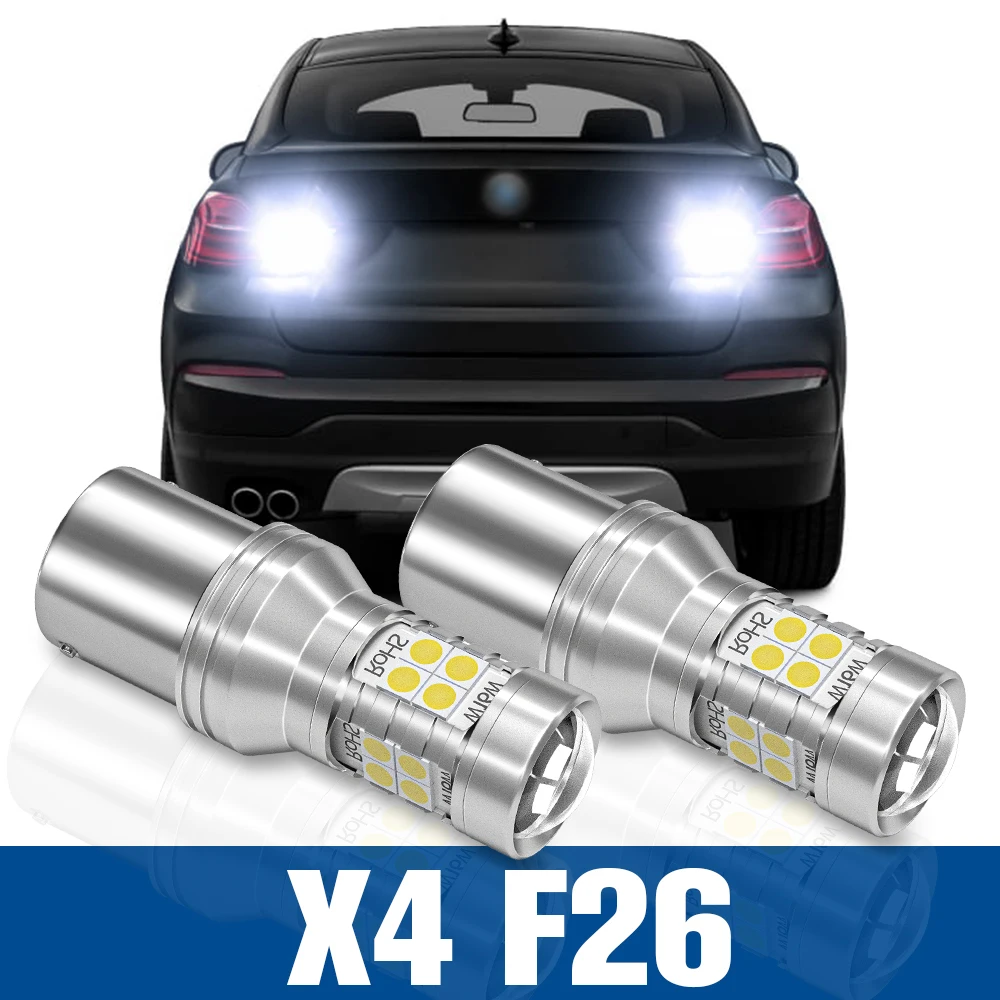 

2pcs LED Reverse Light Back up Lamp Accessories Canbus For BMW X4 F26 2014 2015 2016 2017 2018