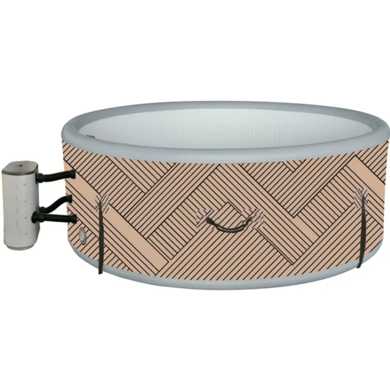 Thermostatic Jacuzzi, Inflatable Outdoor Home Spa Pool, Hot Spring Swimming Health  Pool