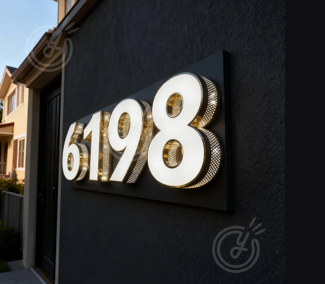 Logo for Business Advertising Led Luminous Signs Sign Label 3d Letters Custom Light Signboard Lights Letter Neon Wall Metal Home