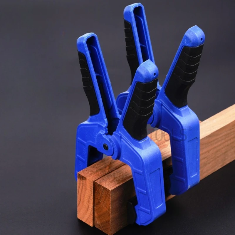 

4/6-дюймовый деревообрабатывающий зажим A-типа, прочный нейлоновый противоскользящий крепеж, удобный быстрый пружинный зажим, инструменты для ручной установки, 1 шт.