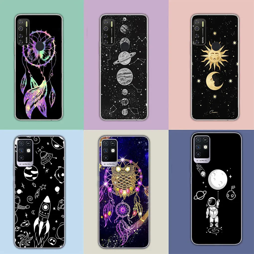 Moon Stars Dreamcatcher Dream catcher for Motorola Moto Edge 40 50 Pro 30 Ultra neo 20 One Fusion G200 E22 E40 E30 E22I Case