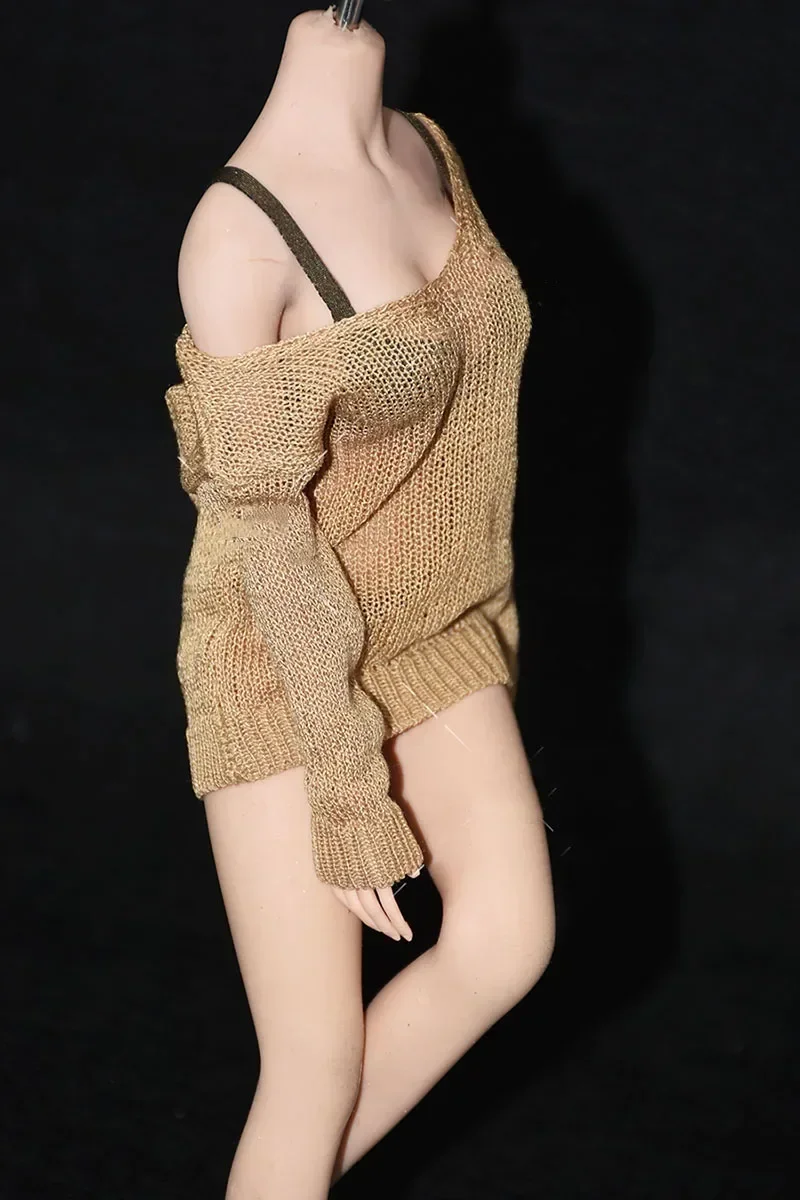 1/6 Scale Female Customized Long/Short Ultrathin Perspective Sweater Jeans Clothes Model Fit 12'' Action Figure Tbl Phicen Body