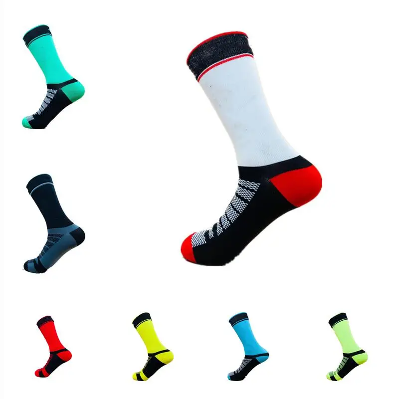 

7 Colors Unisex Professional Outdoor Sport Socks Breathable MTB Road Bicycle Socks Racing Cycling Socks