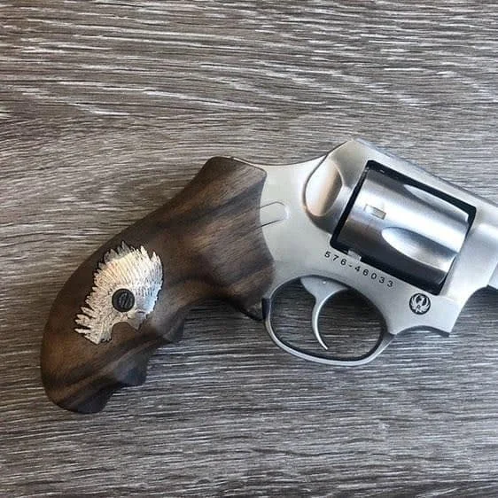 KSD Brand Ruger SP101 Compatible Walnut Grips