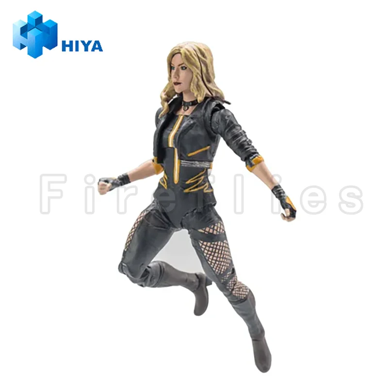 ฟิกเกอร์แอคชั่น 1/18 HIYA ขนาด 4 นิ้ว ซีรีส์มินิสุดประณีต INJUSTICE 2 แบล็ค แคนารี โมเดลอนิเมะ ของเล่น