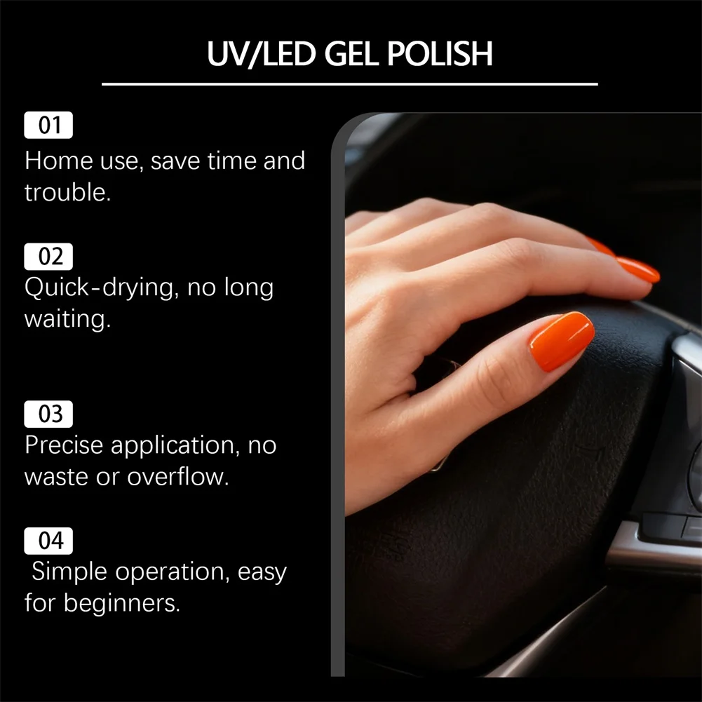 6PCS/Set Nails Polish Pens Fashion Multi-Color Quick Dry Easy to apply Gel Polish Pen For Women Girls Nail Art Design Manicure