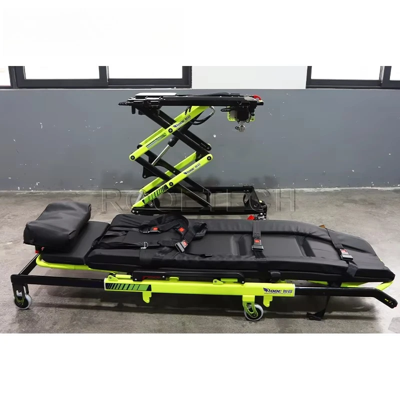 430-1590 mm height multifunctional electric ambulance stretcher for ambulances with weighing function