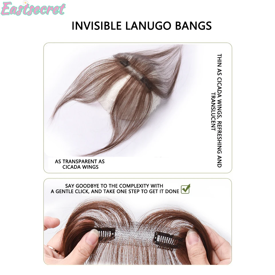 EASTSECRET Bangs Wig Women\'s Summer Wig Patch Lanugo Bangs Natural Forehead Invisible And Traceless Hairline Wig Patch