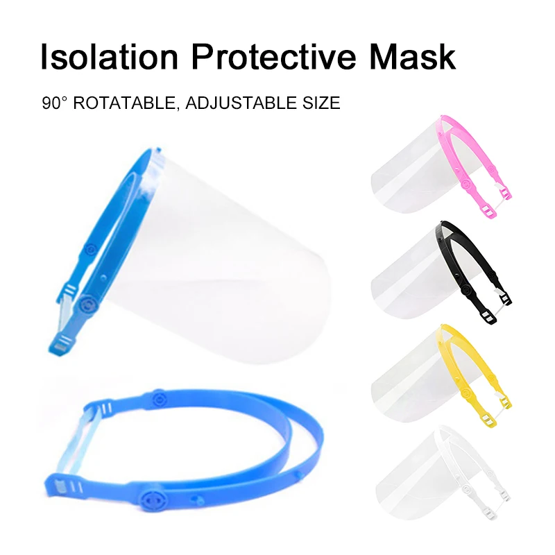 Splash-proof Dust-proof Mask Head-mounted Transparent Mask Adjustable Protective Face Mask Full Face Mask Kitchen Tools