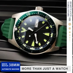 Luxury 38mm Men's Watch Automatic Mechanical Japan NH36 Waterproof Luminous Sapphire Fashion Watch