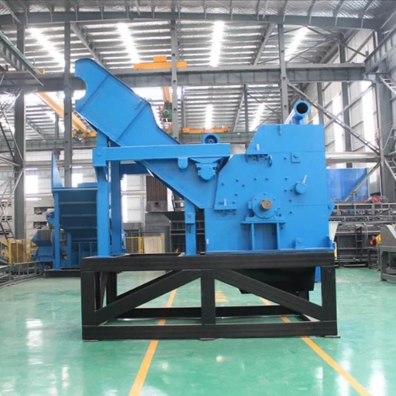 Tyre Crusher Shredder Recycling Machine High Performance Iron Crusher Can Crusher Tire Recycling Shredder Machine for Poland