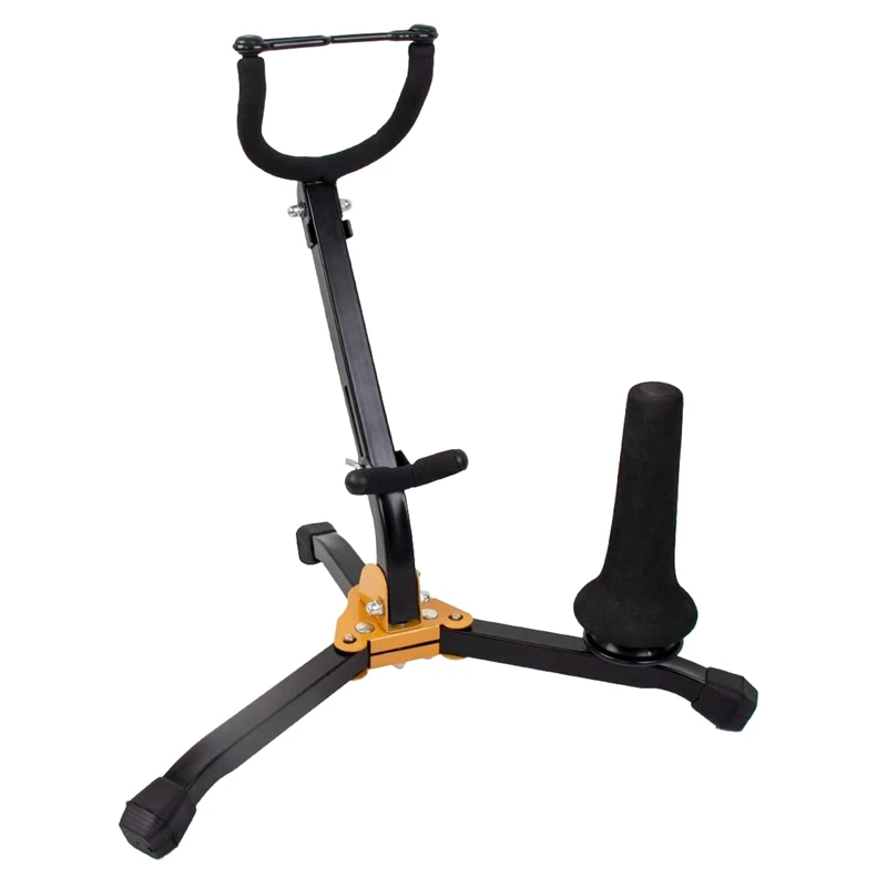 

Saxophone Stand Folding Alto Sax Stand Portable Triangle Base Saxophone Accessories Clarinet Saxophone Display Stand