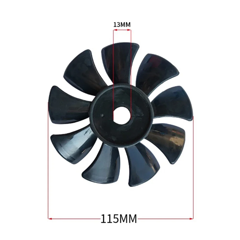 Air Tools Fan Blade Home Exquisite 2pcs Black Compact Cooling Fan Oil-free Plastic 550W/750W Air Compressor Low Noise