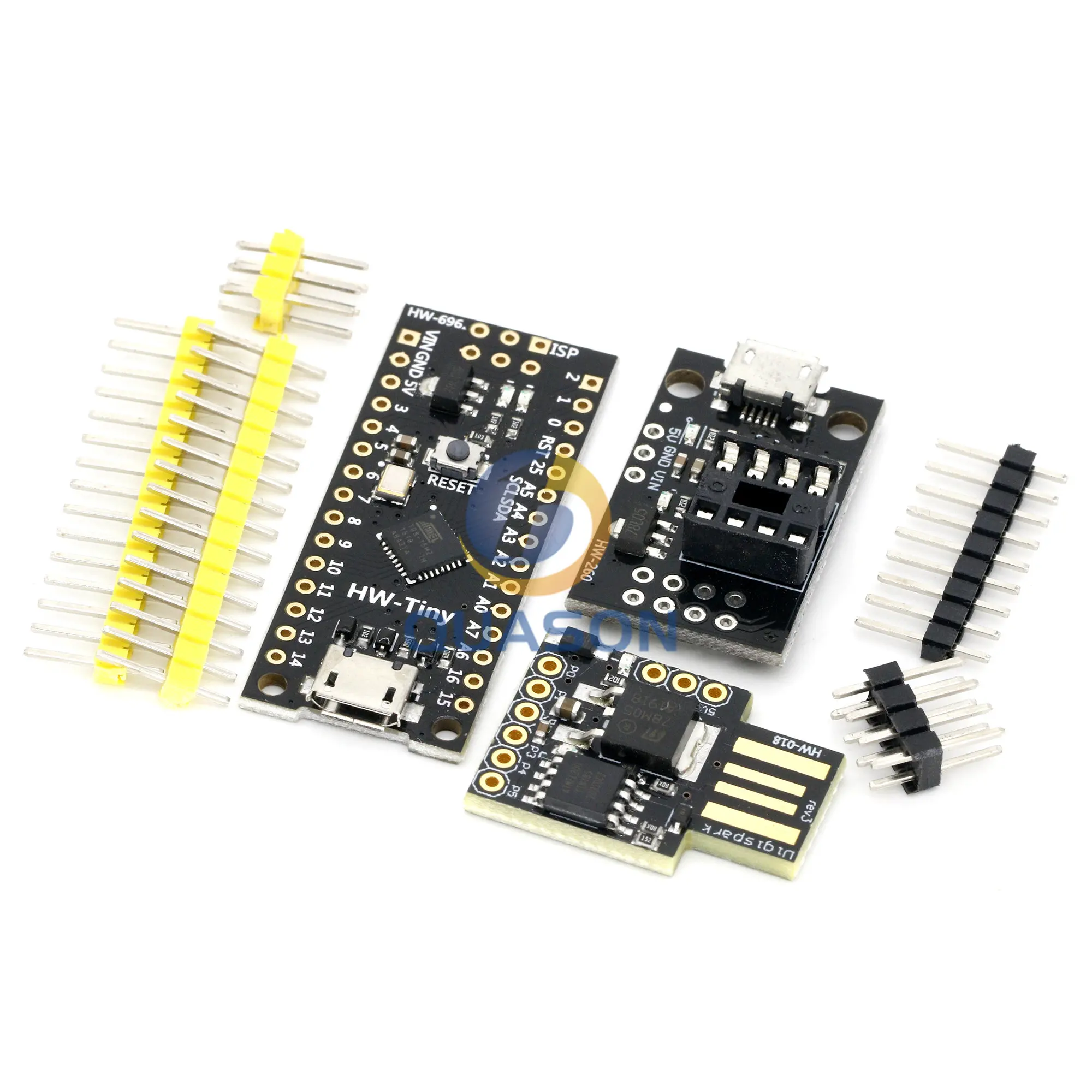 Digispark-Placa de Desarrollo Oficial TINY85, módulo ATTINY85 negro y azul, Kickstarter, para Arduino IIC I2C USB