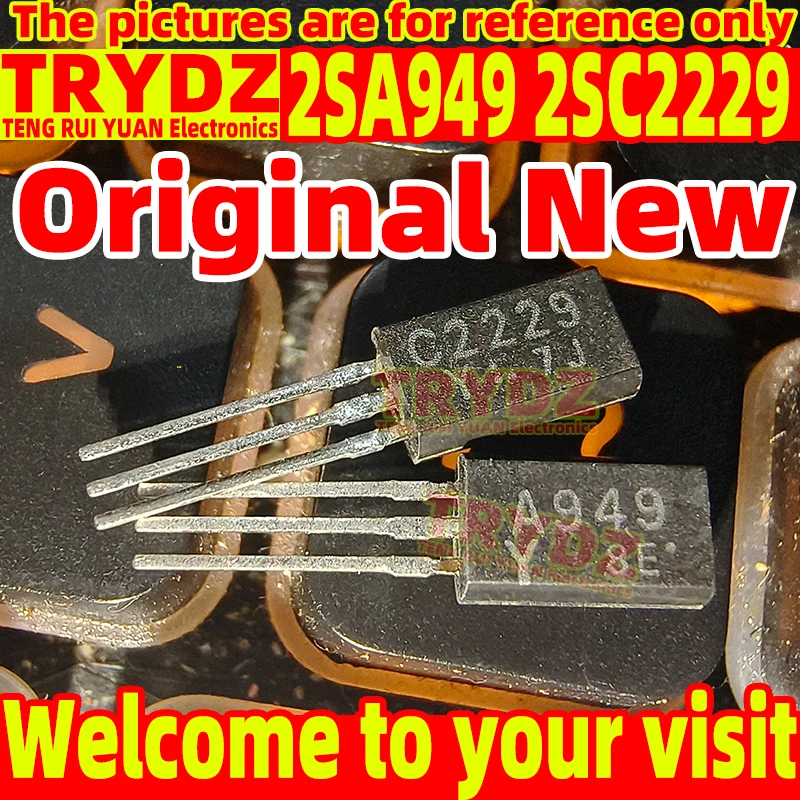 20-3 pairs Original New 2SA949 2SC2229 2SA949-Y 2SC2229-Y TO-92L TO-92 A949 C2229