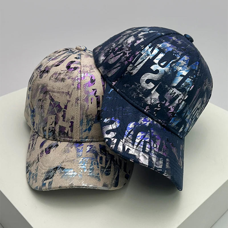 New Street Gradient Printing Graffiti Bandhnu Men Women Baseball Hats Cotton Comfortable Versatile Fashion Sport Hip Hop Caps