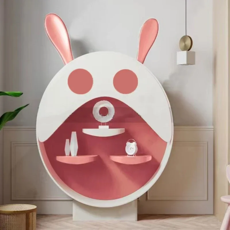 

Children's Art Bookshelf Bookcase Curio Cabinet Creative Personality Cartoon Modern Paint Shelf