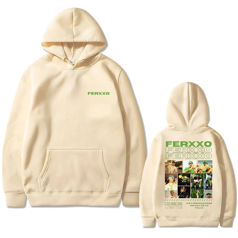 Rapper Feid Ferxxo Ferxxocalipsis 2024 Graphic Hoodie Men Women Hip Hop Oversized Sweatshirts Men\'s Fleece Long Sleeve Hoodies