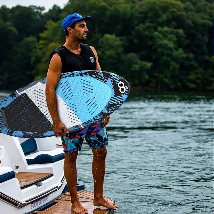 لوح Wakesurf من الألياف الزجاجية ، مجداف الوقوف ، لوح التزلج ، 49 "، بالجملة