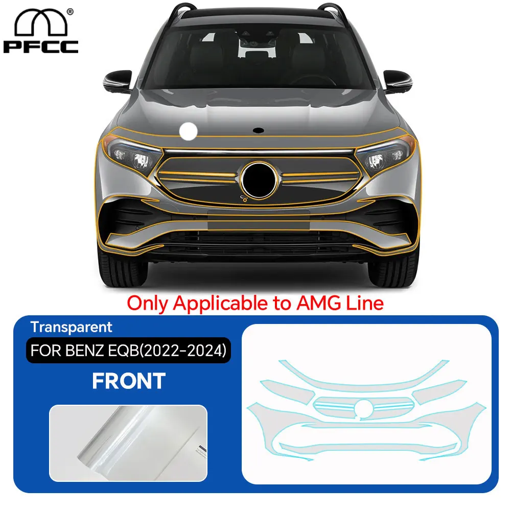 

PFCC PPF for Mercedes-Benz EQB 2022 2023 2024 Scratch Resistant TPU Invisible Car Body Paint Protection Film Clear Bra Kit