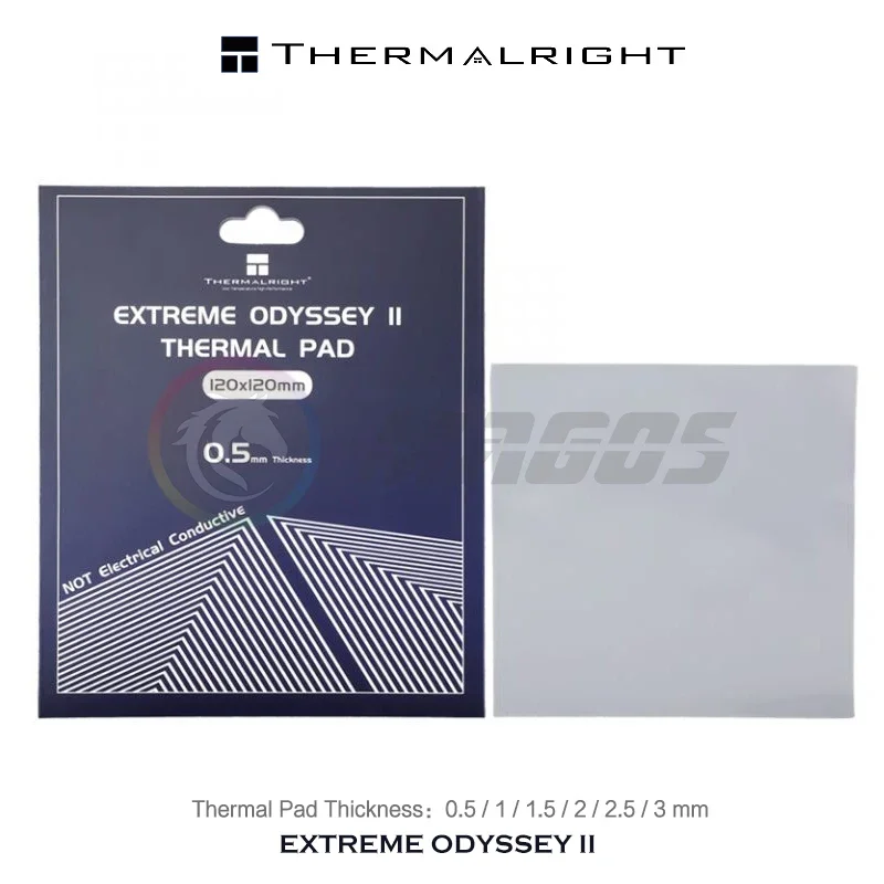 Original Thermalright EXTREME ODYSSEY II Thermal Pad GPU CPU Heatsink Cooled Conductive Silicone Paste Thermal gasket 14.8w/mk