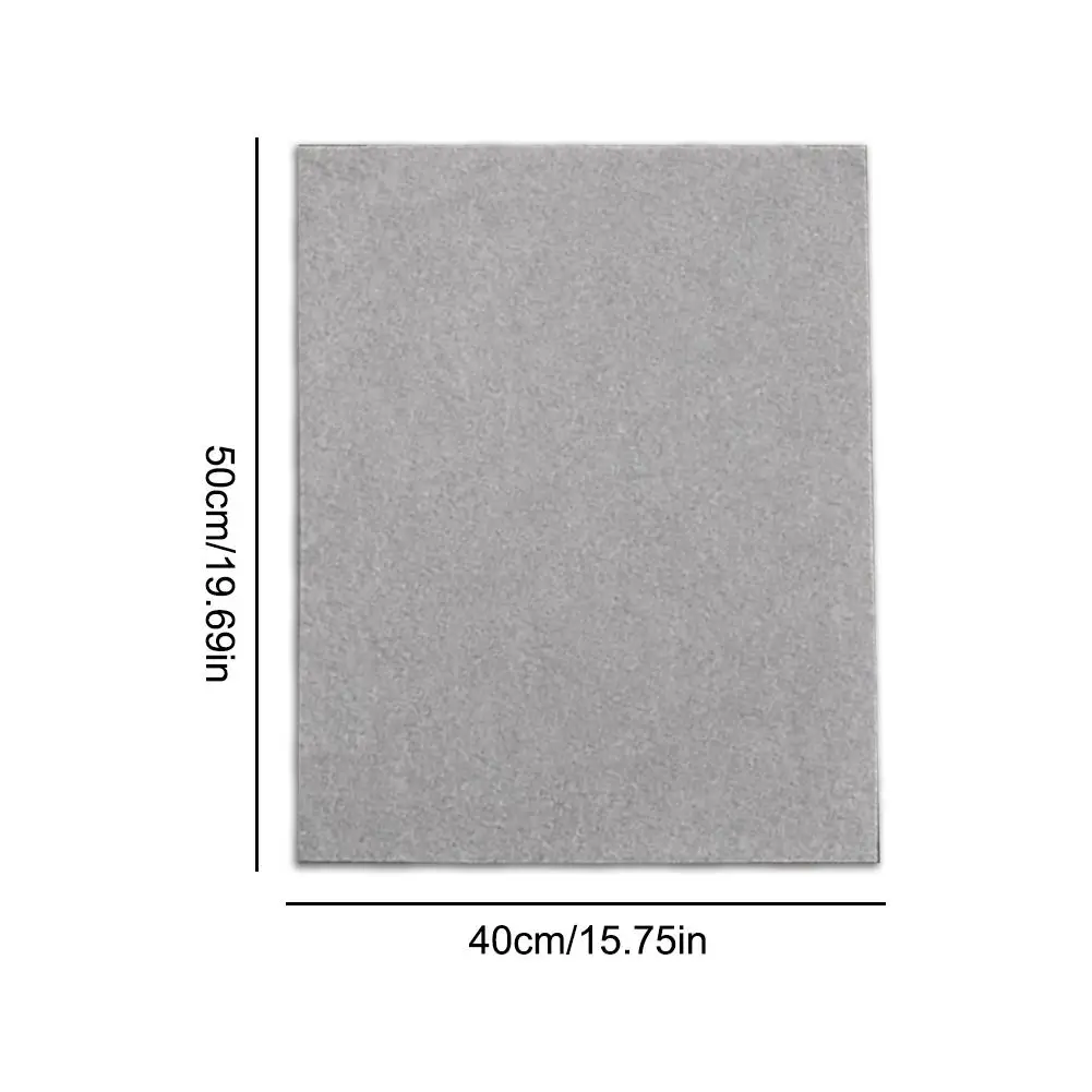 Einweg-Autofußmatten 50x40cm Universal Vliesstoff Saugfähige Auto-Fußpolster Schmutzabweisende Saubere Teppichauskleidungen Schwarz/Grau – Detail 14