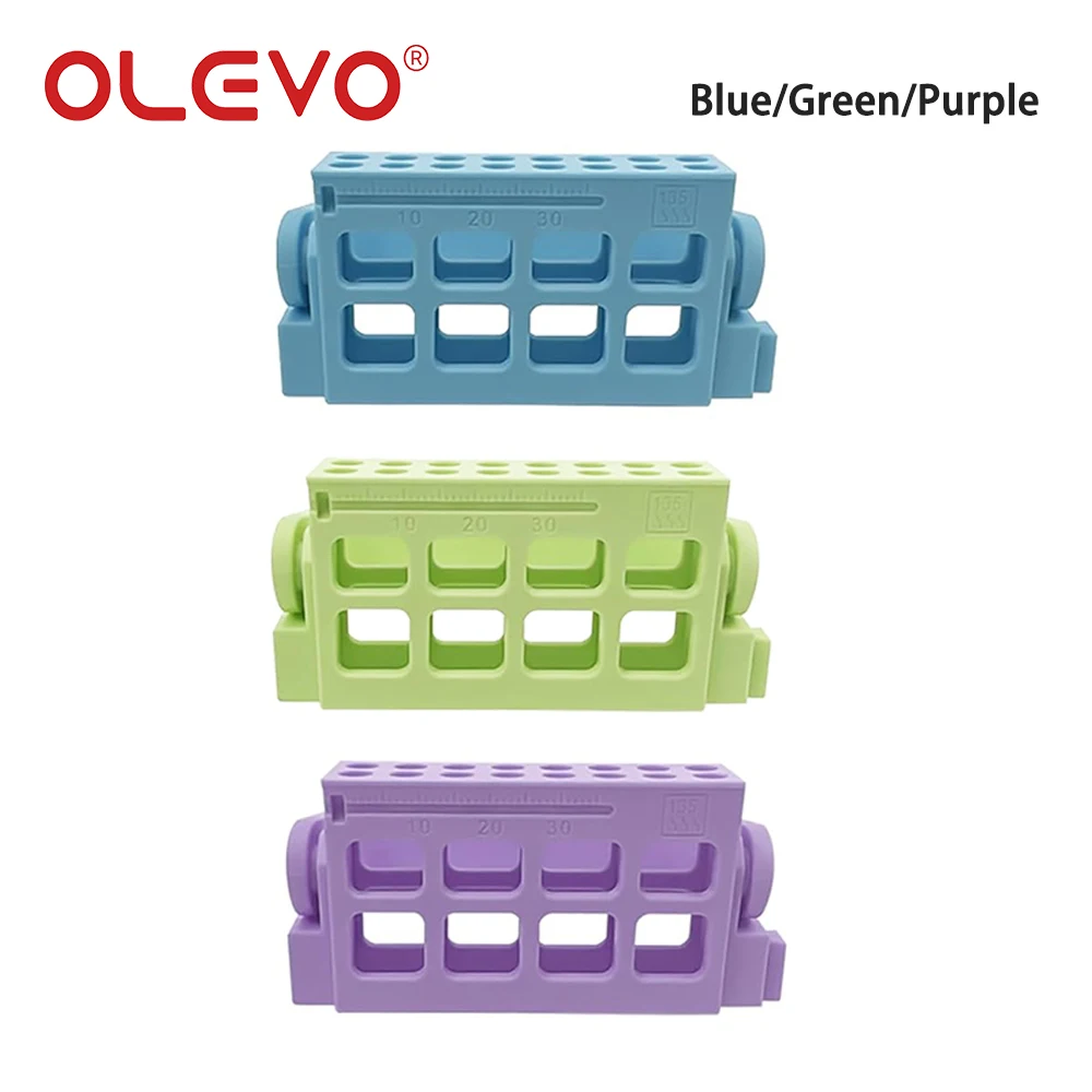 8/16Holes Dental Endo Files Holder Organizer Storage Case Autoclavable Endodontic Drill Stand Root Canal File Block Dentist Tool