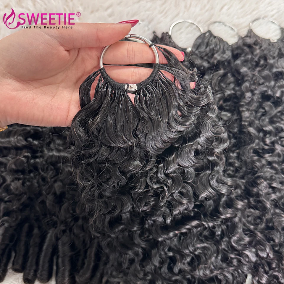 12A Burmesische Locken-Häkelhaarverlängerung, 100 % Echthaar, für schwarze Frauen, 60–300 g, Häkelhaar-Bündel. – Detail 6